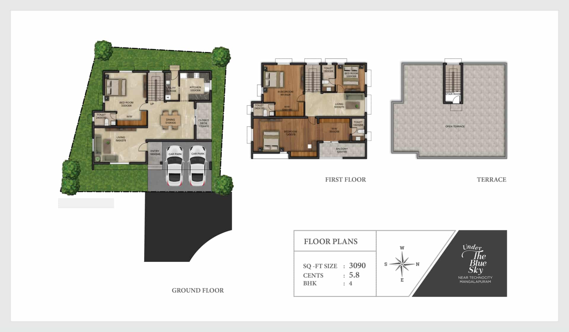 Under The Blue Sky Floor Plans | ICloud Homes