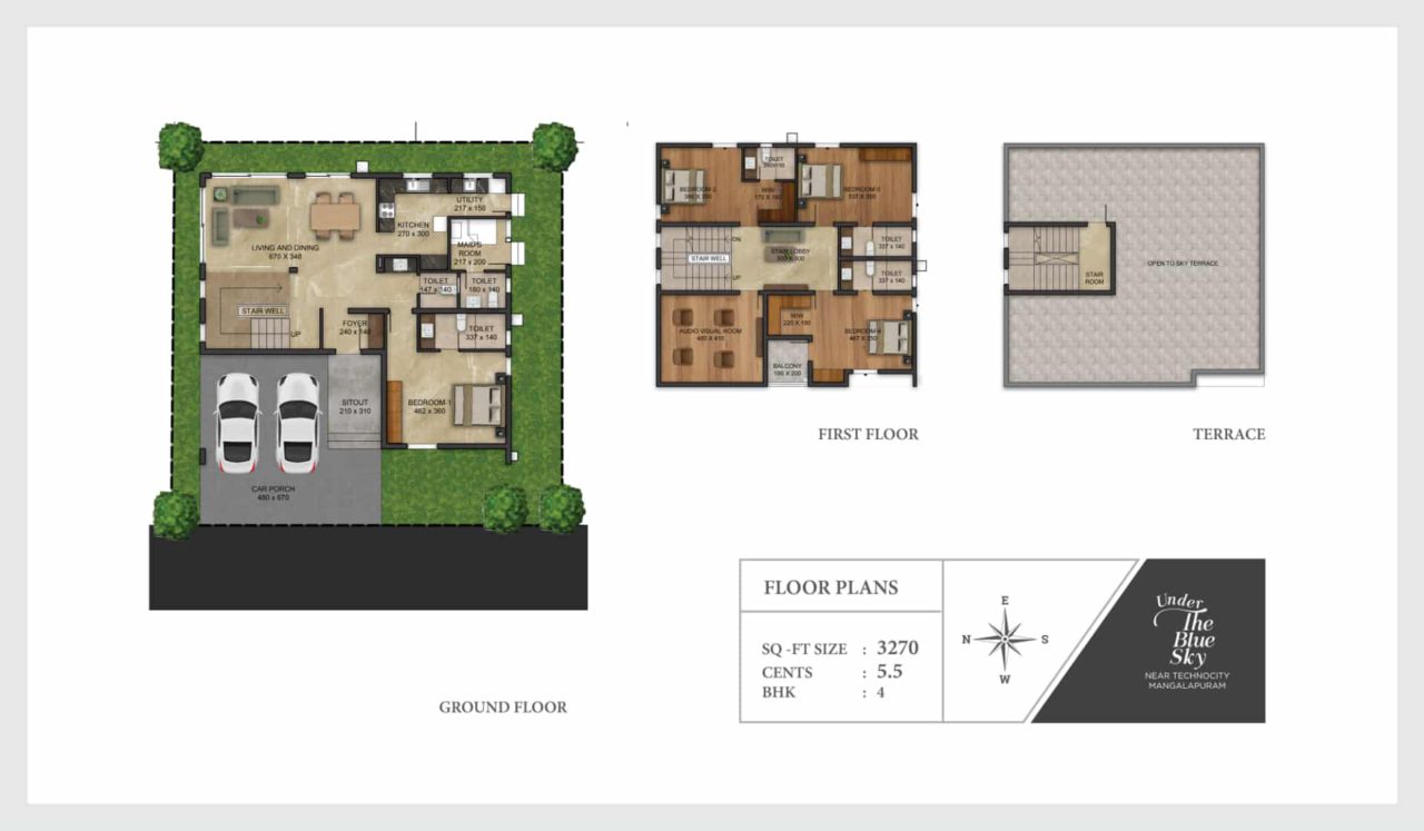 Under The Blue Sky Floor Plans | ICloudHomes